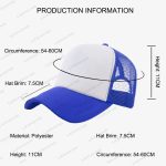 Custom Trucker Hats with High Quality Embroidery Screen Printing Logo Plain Foam Caps - Image 3
