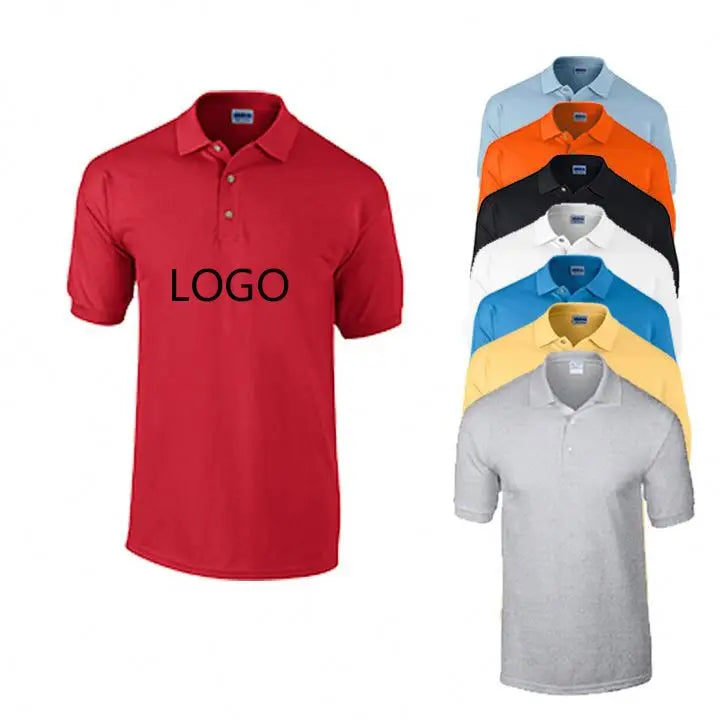 Hfb0231e323704d429cb218b473adde99I High Quality 100% Cotton Custom Logo Men Polo Shirt Polo T-shirts - Image 1