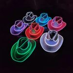 GLG578 Carnival Festival Party Costume Hats Light up Cowboy Hat Led Neon Cowboy Hat for Wedding - Image 4