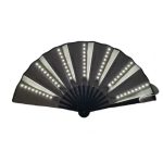 LED Light up Folding Fan Hand Stage Performance Show Glowing Fluorescent Props Fan - Image 2