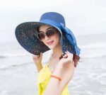 Wholesale Fashion Summer Beach Sun Straw Hat for Women,  Beautiful Style Seaside Big Brim Woven Stars Ornament Paper Straw H - Image 7