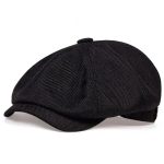 New Men Newsboy Spring Summer Thin Retro Beret Hat Wild Casual Hats Unisex Octagonal Cap Fashion Hip Hop Caps Gorras