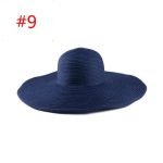 ABOUT 19 COLORS Real Factory Price Cheap Good Quality Floppy Straw Hats Beach Paper Hat - Image 15