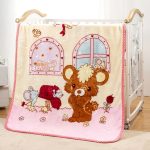Cute High Quality Cartoon Print Super Soft Raschel Small Size Blankets